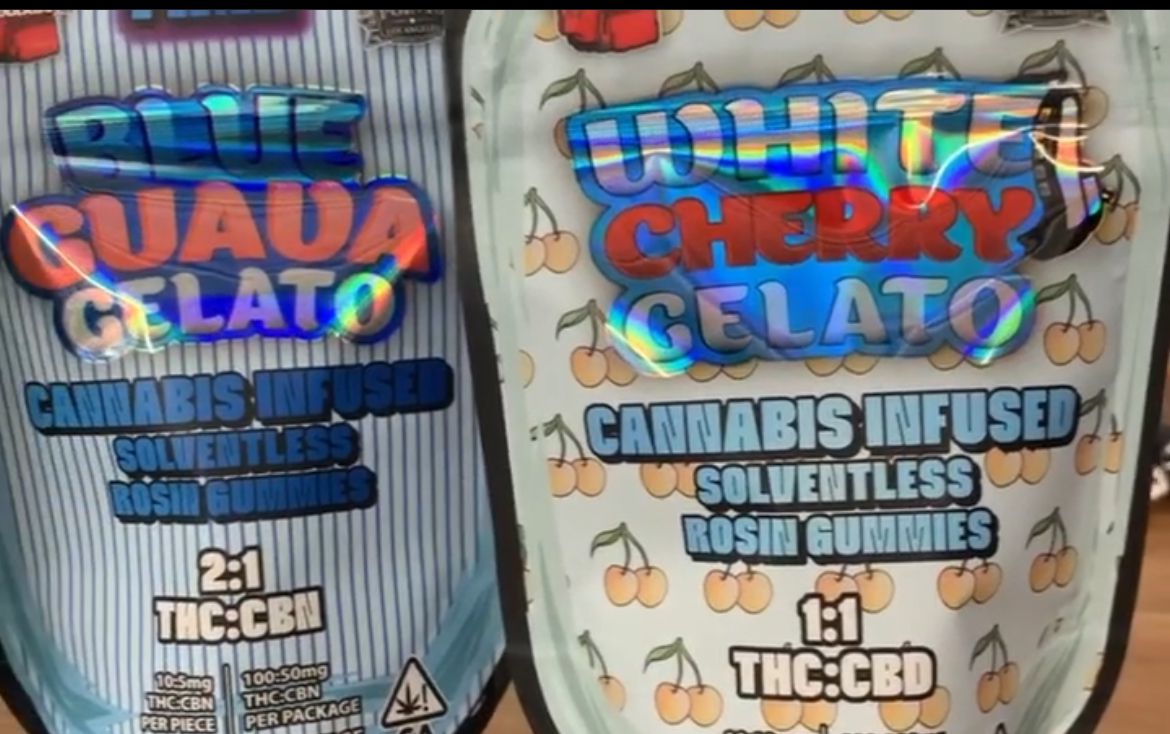 White Cherry Gelato Backpack Boyz Gummies