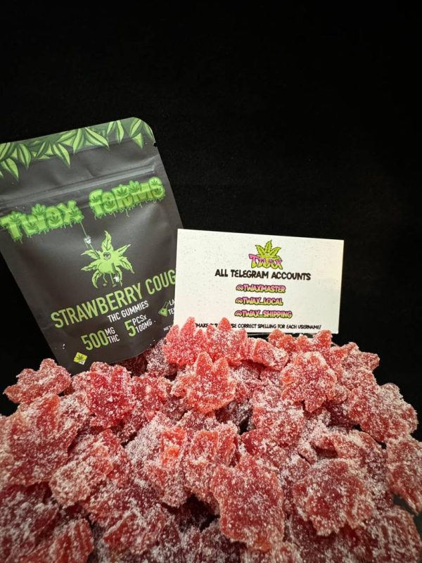 Strawberry Cough Gummies Twax